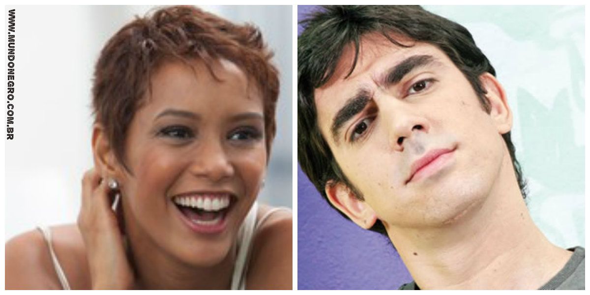 Tais Araújo e Marcelo Adnet serão par romântico em seriado da Globo