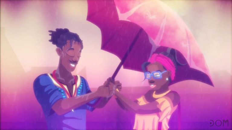 Animação traz amor preto, representatividade e muita reflexão no clipe Luciane Dom