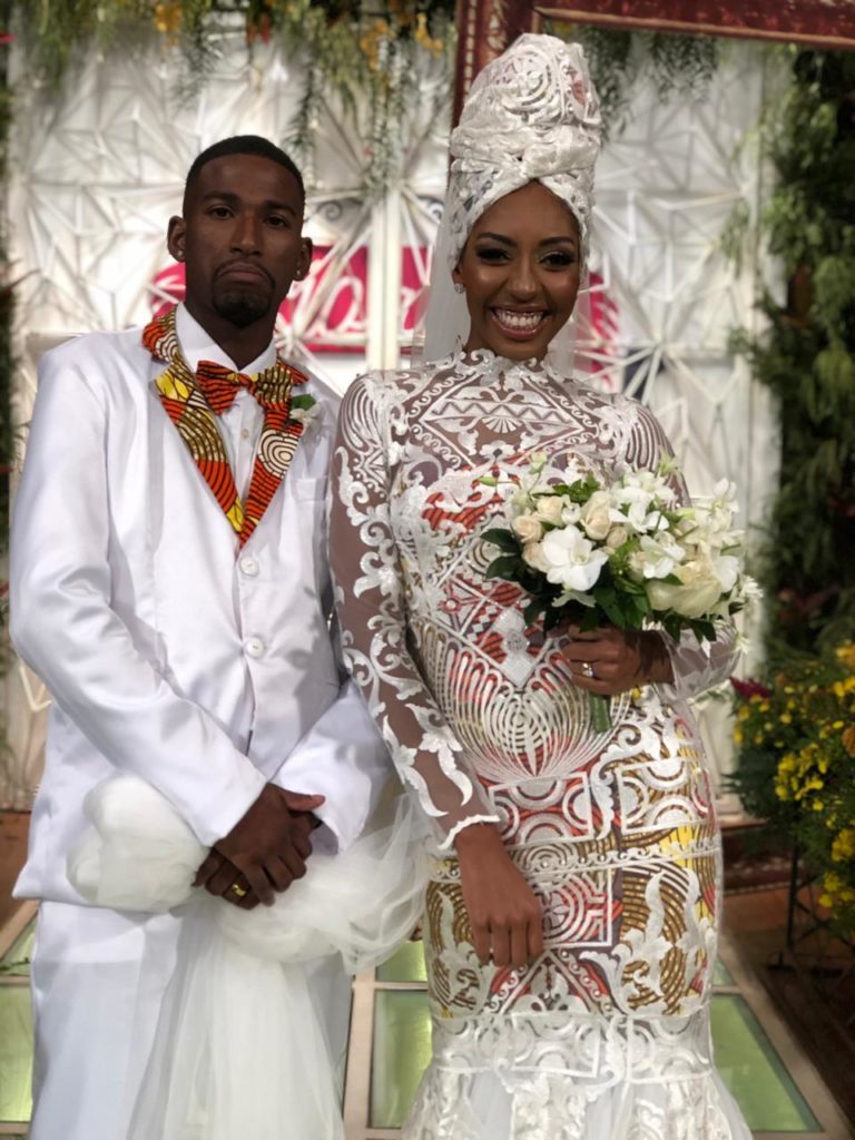 vestido de casamento africano