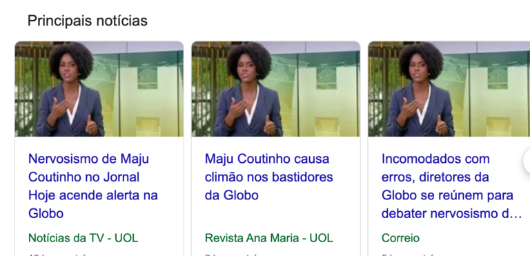 Cabelo errado e erros contabilizados : imprensa tóxica tenta queimar a imagem de Maju Coutinho na Globo