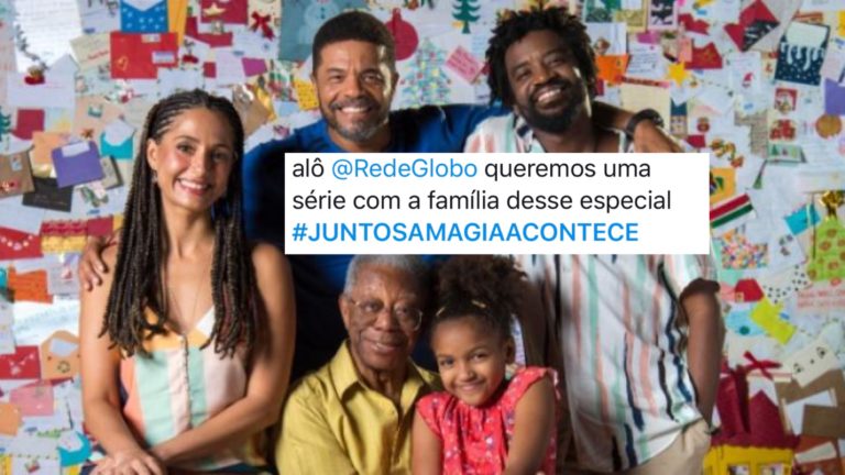 Juntos a Magia Acontece: Comunidade negra quer que família Santos vire seriado
