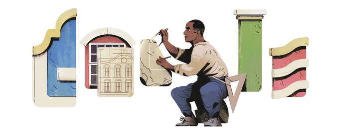 Google Doodle promove homenagem a vida do arquiteto ‘Tebas’