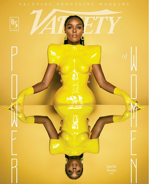 Janelle Monáe estampa capa e recheio da Variety Magazine
