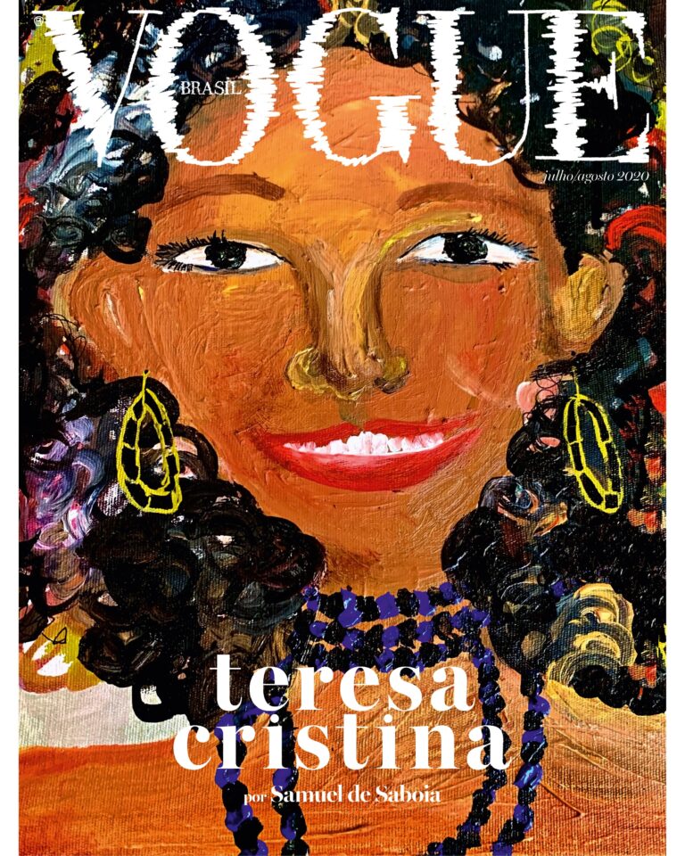 Nos traços de Samuel de Saboia, Teresa Cristina é capa da Vogue Brasil