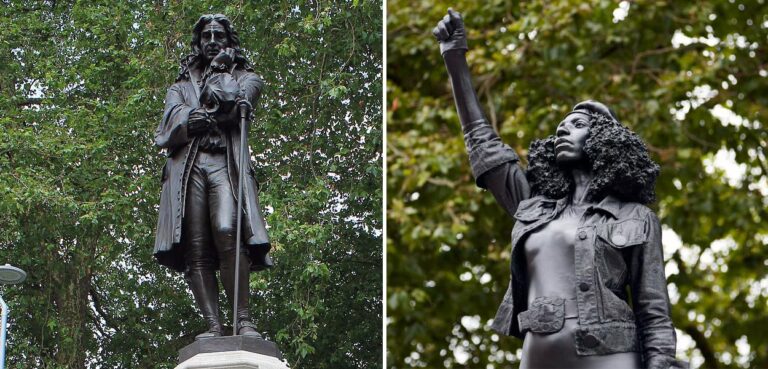 Estátua de manifestante negra é erguida no lugar da que representava o escravagista Edward Colston