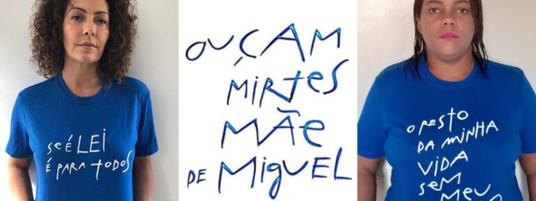 “Ouçam Mirtes, mãe de Miguel”, após 3 meses do caso, artistas, ativistas e familiares se unem em campanha