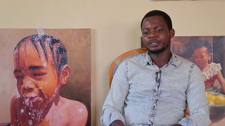 Oresegum Olumide: O pintor nigeriano mestre em hiper realismo