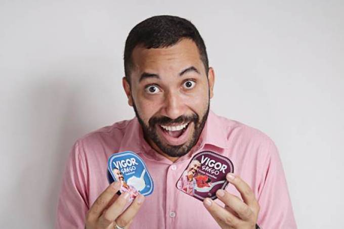 Gil Nogueira assina com marca de iogurte e se torna “Gil da Vigor”