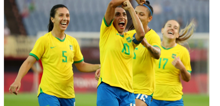 Marta chega a 12 gols em Olimpíadas e é a primeira mulher a marcar em cinco edições da competição