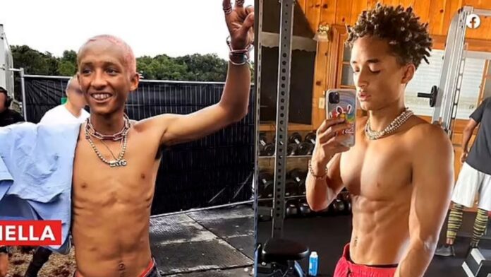 Jaden em performance no Coachella 2019 e em foto recente