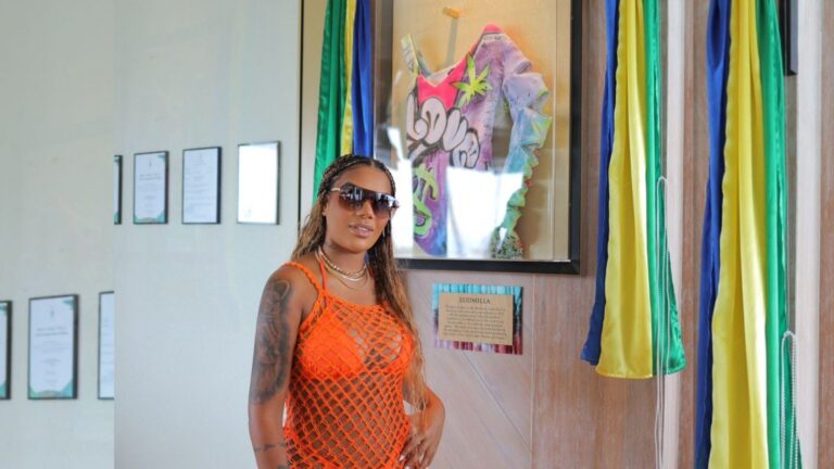 Ludmilla recebe homenagem de hotel nas Maldivas