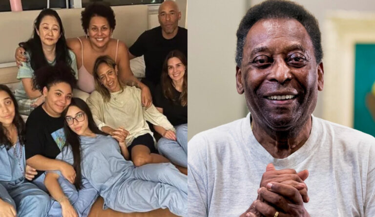 Filhos de Pelé passam Natal em hospital com o pai e agradecem equipe médica: “vida louca e surpreendente”