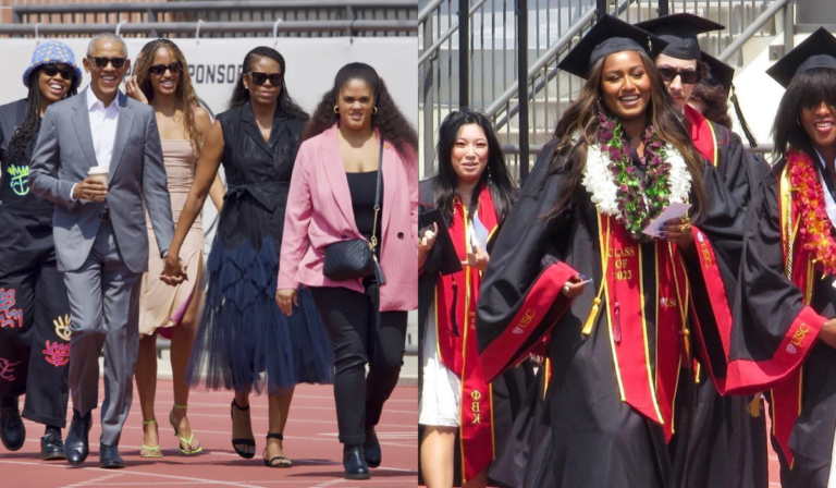 Barack e Michelle Obama participam de formatura da filha caçula, em Los Angeles