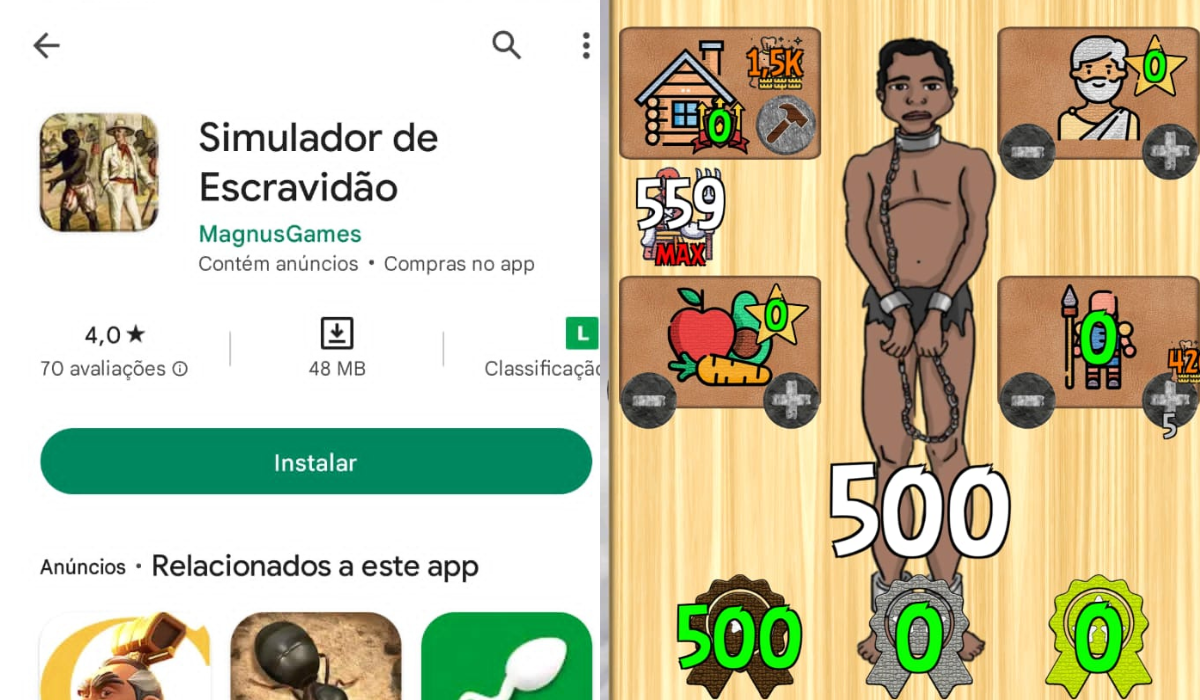 Simulador de escravidão': jogo 'ensinava' a comprar e punir escravos -  DiversEM - Estado de Minas