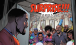 Load Comics aparece em festa surpresa do Capitão América em HQ: “Sou canônico na Marvel”