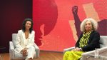 Aline Midlej e Angela Davis