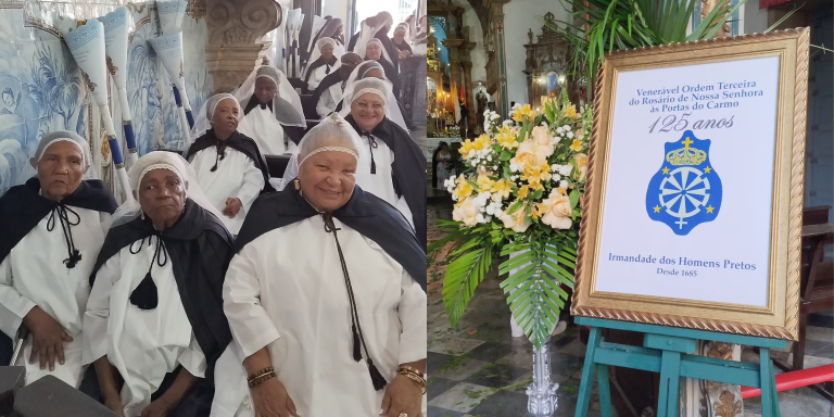 Nossa Senhora do Rosário dos Pretos celebra 125 anos de elevação da Irmandade dos Homens Pretos à Venerável Ordem Terceira