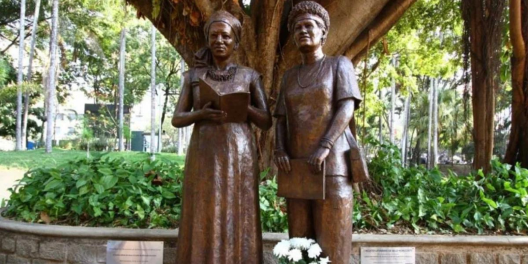 Famílias e movimentos negros celebram estátuas de Lélia Gonzalez e Carolina Maria de Jesus em BH: “Empoderamento”