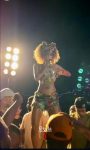 Artista Tyla grava clipe no Vidigal, no Rio de Janeiro.Foto: Instagram/Divulgação