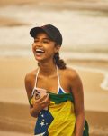 Artista Tyla grava clipe no Vidigal, no Rio de Janeiro. Foto: Divulgação