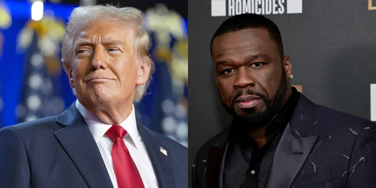 50 Cent celebra vitória de Donald Trump à presidência dos Estados Unidos: “Vou embora com a m*** do vencedor”