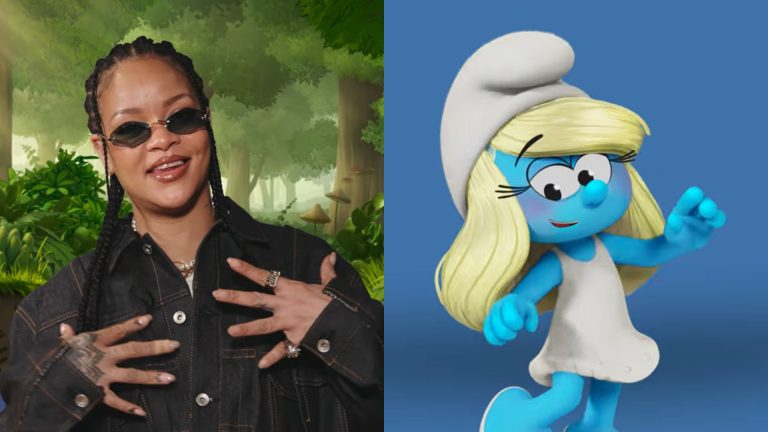 Rihanna anuncia nova música para o filme ‘Smurfs’ 