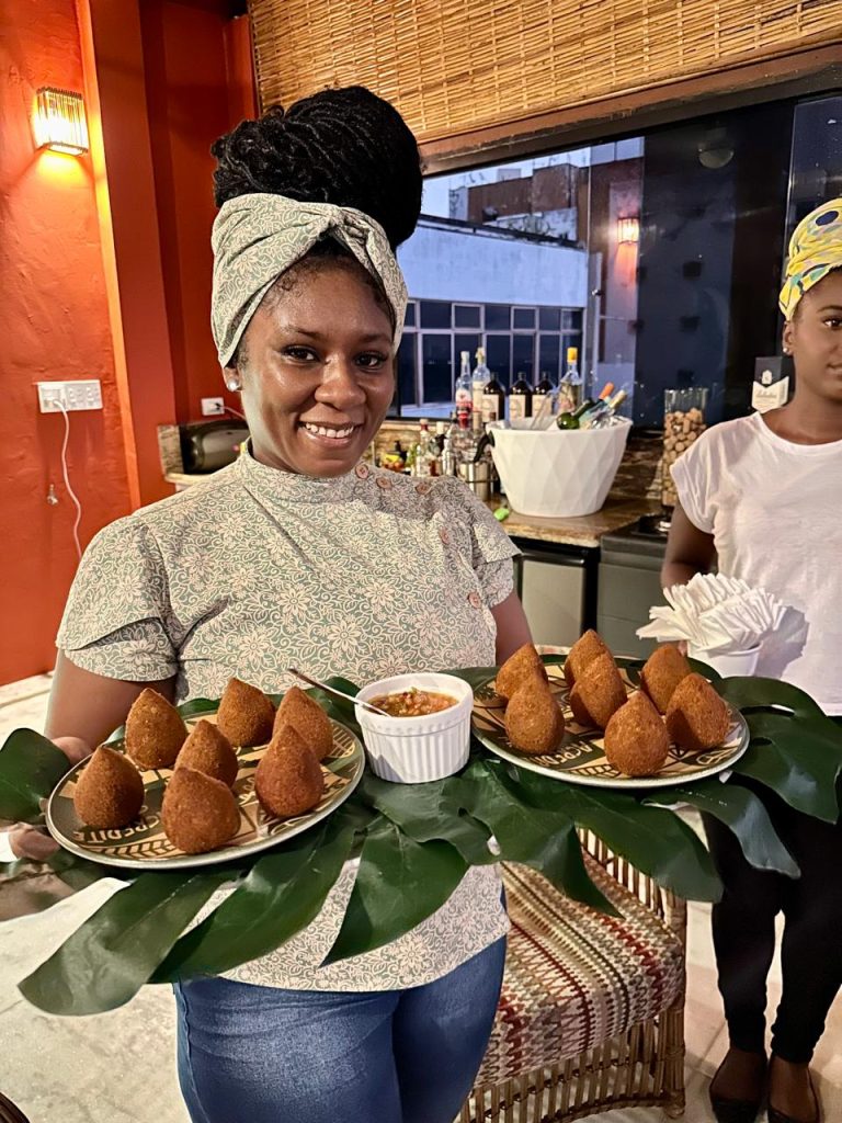 Coxinha de Vatapá é um dos muitos talentos da Chef baiana Mannu Bombom