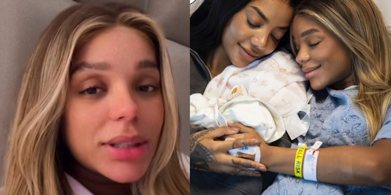 Posição pélvica da bebê levou Brunna Gonçalves, esposa de Ludmilla, a optar por cesariana Posição pélvica da bebê levou Brunna Gonçalves, esposa de Ludmilla, a optar por cesariana