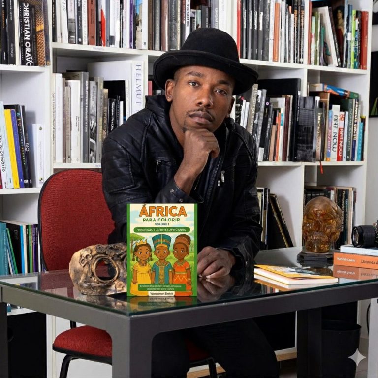 Wanderson Dutch lança ‘África para Colorir’ no Dia da Consciência Negra em São Paulo