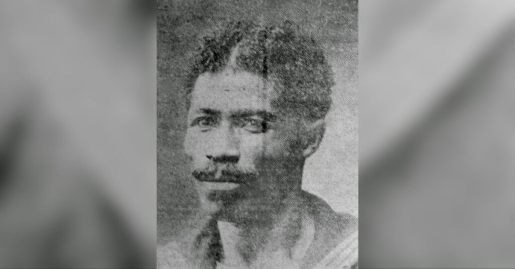 Retrato de João Cândido em preto e branco.