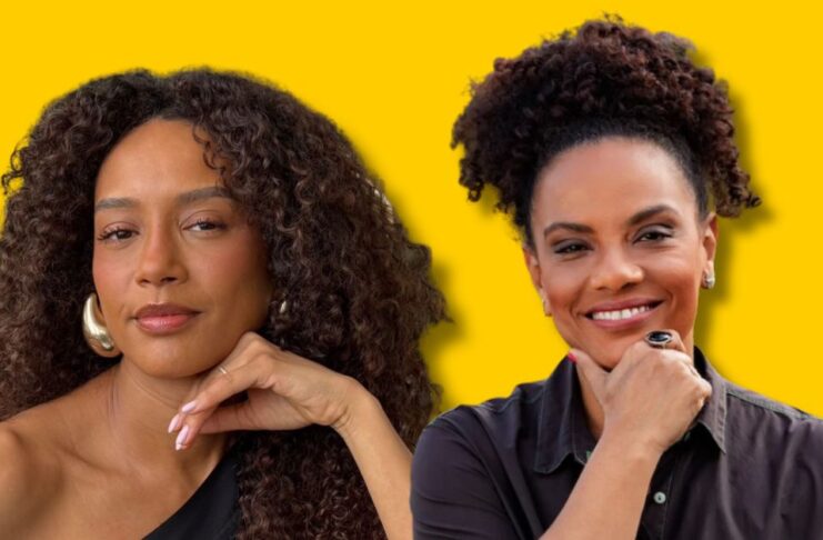 PowerList Mundo Negro 2026: Taís Araujo e Flávia Oliveira integram o júri técnico da 5ª edição; veja lista completa Taís Araujo e Flávia Oliveira posando para fotos com a mão sobre o rosto.