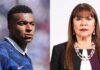 Mbappé reage a ataques racistas de senadora paraguaia: “Desprezível e indigna de sua função” Kylian Mbappé e Celeste Amarilla