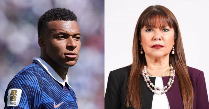 Kylian Mbappé e Celeste Amarilla Kylian Mbappé e Celeste Amarilla