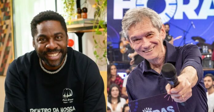 Lázaro Ramos e Serginho Groisman