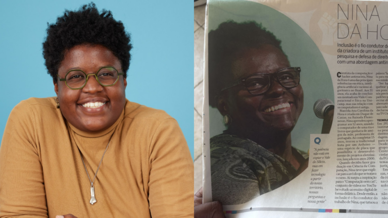 O Globo publica reportagem sobre cientista Nina da Hora com foto de outra mulher negra