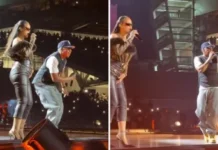 Rihanna surpreende fãs em participação no show de Jay-Z