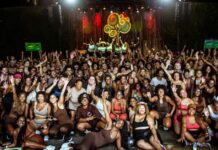 Treinar junto é aquilombar: os coletivos negros e a ciência do exercício explicam a importância de treinar em grupo Mulheres negras treinando juntas em grupo no Hip Hop Workout Collective.