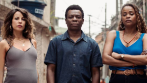 Jerusa (Andreia Hortá), Buscapé (Alexandre Rodrigues) e Berenice (Roberta Rodrigues) em "Cidade de Deus: A Luta não para".