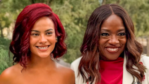 Viola Davis e Bella Campos em Paris