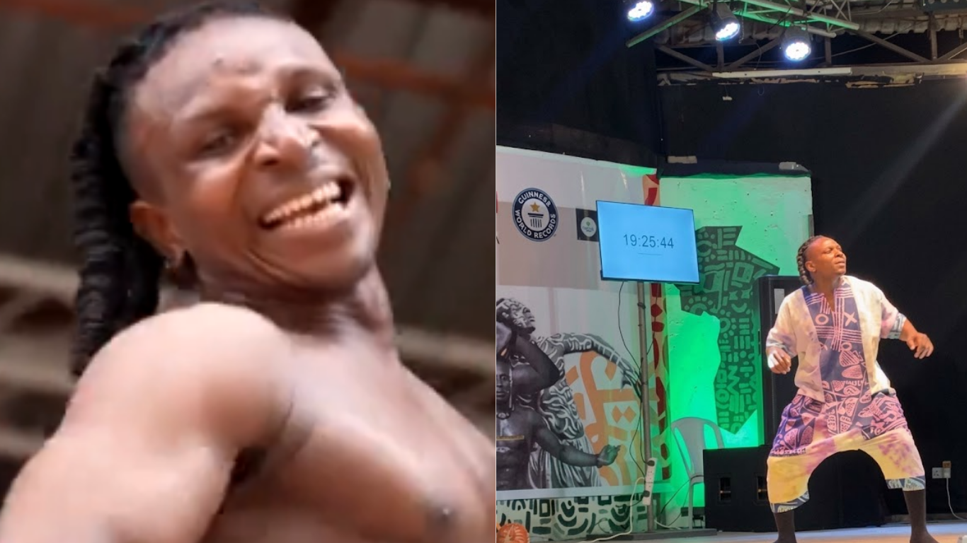 Nigeriano dança 176 horas sem parar e busca recorde no Guinness