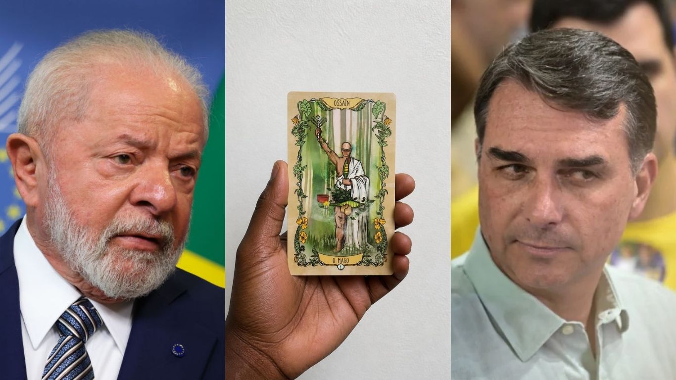 Tarô aponta cenário do 2º turno entre Lula e Flávio Bolsonaro